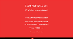 Desktop Screenshot of fahrschule-kuntke.de